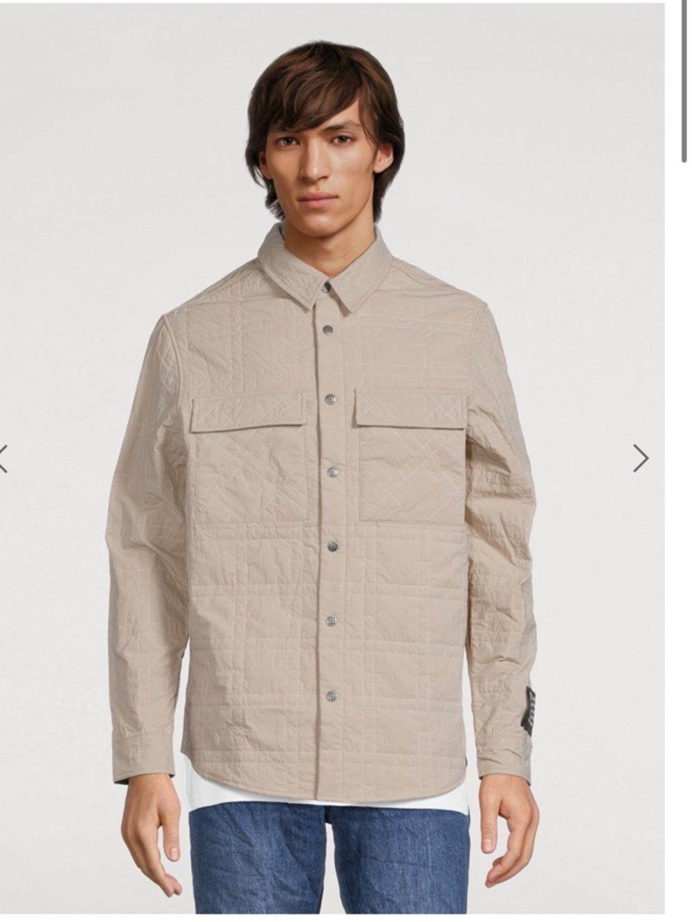 Ksubi men South Quilted Long-Sleeve Shirt